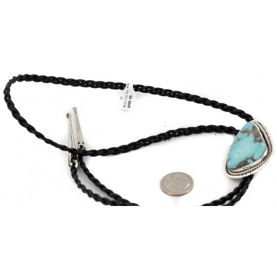 Handmade Certified Authentic Navajo .925 Sterling Silver Natural Turquoise Native American Bolo Tie 24479-1 All Products NB160130215027 24479-1 (by LomaSiiva) Handmade Certified Authentic Navajo .925 Sterling Silver Natural Turquoise Native American Bolo Tie 24479-1 All Products NB160130215027 24479-1 (by LomaSiiva)