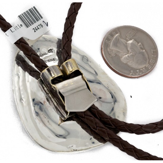 Handmade Certified Authentic Navajo .925 Sterling Silver Natural Turquoise Native American Bolo Tie 24479-2 All Products NB160130215557 24479-2 (by LomaSiiva) Handmade Certified Authentic Navajo .925 Sterling Silver Natural Turquoise Native American Bolo Tie 24479-2 All Products NB160130215557 24479-2 (by LomaSiiva)