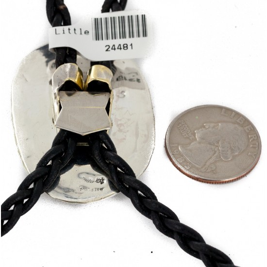 Handmade Certified Authentic Navajo .925 Sterling Silver Natural Turquoise Native American Bolo Tie 24481 All Products NB160130214306 24481 (by LomaSiiva) Handmade Certified Authentic Navajo .925 Sterling Silver Natural Turquoise Native American Bolo Tie 24481 All Products NB160130214306 24481 (by LomaSiiva)