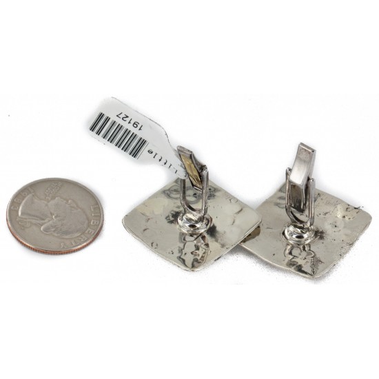 Handmade Certified Authentic Navajo Nickel Natural Turquoise Native American Cuff Links 19127 Cufflinks NB160130210721 19127 (by LomaSiiva) Handmade Certified Authentic Navajo Nickel Natural Turquoise Native American Cuff Links 19127 Cufflinks NB160130210721 19127 (by LomaSiiva)