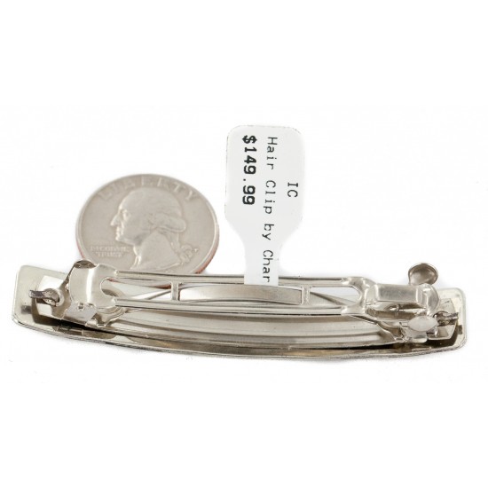 Certified Authentic Handmade Navajo Nickel Native American Hair Barrette 10345-3 All Products NB160129003016 10345-3 (by LomaSiiva) Certified Authentic Handmade Navajo Nickel Native American Hair Barrette 10345-3 All Products NB160129003016 10345-3 (by LomaSiiva)