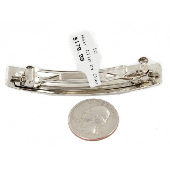 Handmade Bear Certified Authentic Navajo Nickel Native American Hair Barrette 10343-2 All Products NB160129003429 10343-2 (by LomaSiiva) Handmade Bear Certified Authentic Navajo Nickel Native American Hair Barrette 10343-2 All Products NB160129003429 10343-2 (by LomaSiiva)