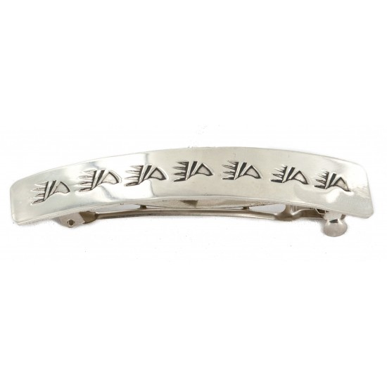 Handmade Bear Paw Certified Authentic Navajo Nickel Native American Hair Barrette 10344-4 All Products NB160129004614 10344-4 (by LomaSiiva) Handmade Bear Paw Certified Authentic Navajo Nickel Native American Hair Barrette 10344-4 All Products NB160129004614 10344-4 (by LomaSiiva)