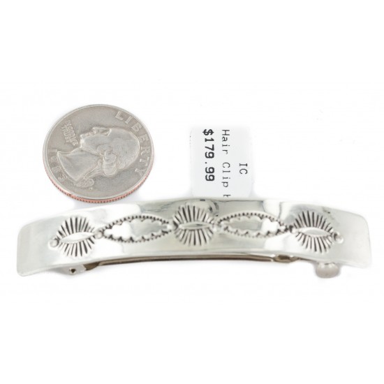 Certified Authentic Handmade Nickel Navajo Native American Hair Barrette 10343-1 All Products NB160207072055 10343-1 (by LomaSiiva) Certified Authentic Handmade Nickel Navajo Native American Hair Barrette 10343-1 All Products NB160207072055 10343-1 (by LomaSiiva)
