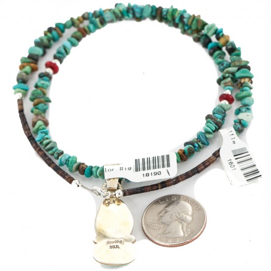 .925 Sterling Silver Certified Authentic Navajo Natural Turquoise Coral Native American Necklace 18190-1-1601 All Products NB160212192536 18190-1-1601 (by LomaSiiva) .925 Sterling Silver Certified Authentic Navajo Natural Turquoise Coral Native American Necklace 18190-1-1601 All Products NB160212192536 18190-1-1601 (by LomaSiiva)