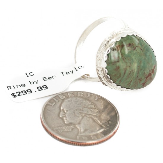 .925 Sterling Silver Handmade Certified Authentic Navajo Natural Turquoise Native American Ring 18188-3 All Products NB160212194402 18188-3 (by LomaSiiva) .925 Sterling Silver Handmade Certified Authentic Navajo Natural Turquoise Native American Ring 18188-3 All Products NB160212194402 18188-3 (by LomaSiiva)