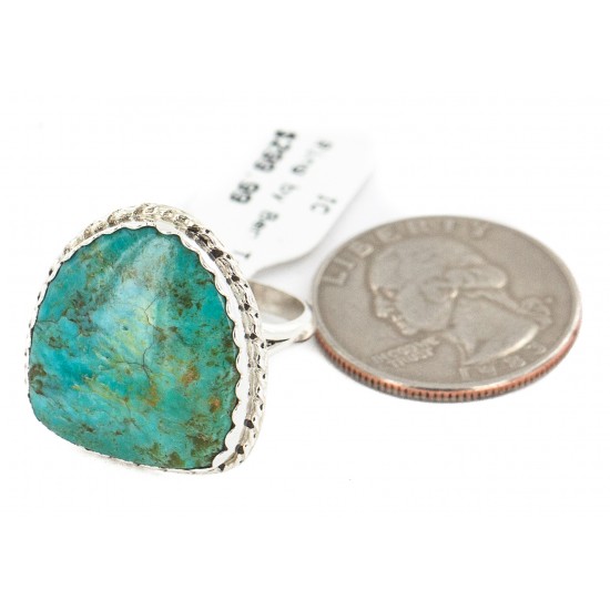 .925 Sterling Silver Handmade Certified Authentic Navajo Natural Turquoise Native American Ring 18188-4 All Products NB160212201448 18188-4 (by LomaSiiva) .925 Sterling Silver Handmade Certified Authentic Navajo Natural Turquoise Native American Ring 18188-4 All Products NB160212201448 18188-4 (by LomaSiiva)