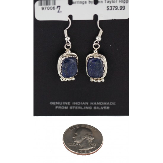 Certified Authentic Handmade Navajo .925 Sterling Silver Natural Lapis Native American Dangle Earrings 97006-2 All Products NB160220205601 97006-2 (by LomaSiiva) Certified Authentic Handmade Navajo .925 Sterling Silver Natural Lapis Native American Dangle Earrings 97006-2 All Products NB160220205601 97006-2 (by LomaSiiva)