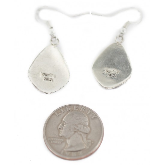 Certified Authentic Handmade Navajo .925 Sterling Silver Natural Turquoise Native American Dangle Earrings 97006-1 All Products NB160220214220 97006-1 (by LomaSiiva) Certified Authentic Handmade Navajo .925 Sterling Silver Natural Turquoise Native American Dangle Earrings 97006-1 All Products NB160220214220 97006-1 (by LomaSiiva)