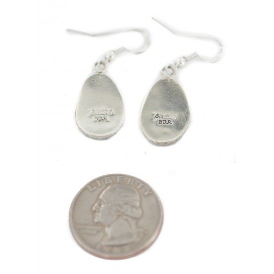 Certified Authentic Navajo Handmade .925 Sterling Silver Natural Turquoise Native American Dangle Earrings 97006-4 All Products NB160220215110 97006-4 (by LomaSiiva) Certified Authentic Navajo Handmade .925 Sterling Silver Natural Turquoise Native American Dangle Earrings 97006-4 All Products NB160220215110 97006-4 (by LomaSiiva)