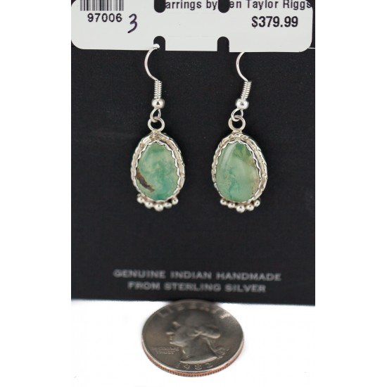 Certified Authentic Handmade .925 Sterling Silver Navajo Natural Turquoise Native American Dangle Earrings 97006-3 All Products NB160220215650 97006-3 (by LomaSiiva) Certified Authentic Handmade .925 Sterling Silver Navajo Natural Turquoise Native American Dangle Earrings 97006-3 All Products NB160220215650 97006-3 (by LomaSiiva)