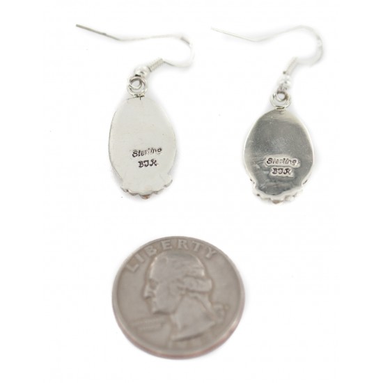 Certified Authentic Handmade .925 Sterling Silver Navajo Natural Turquoise Native American Dangle Earrings 97006-3 All Products NB160220215650 97006-3 (by LomaSiiva) Certified Authentic Handmade .925 Sterling Silver Navajo Natural Turquoise Native American Dangle Earrings 97006-3 All Products NB160220215650 97006-3 (by LomaSiiva)