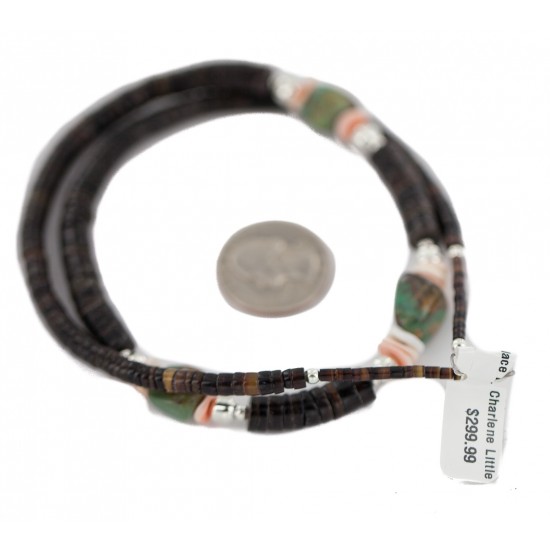 .925 Sterling Silver Hooks Certified Authentic Navajo Natural Turquoise and Graduated Heishi Native American Set 95006-2-97009-2 Sets NB160220224147 95006-2-97009-2 (by LomaSiiva) .925 Sterling Silver Hooks Certified Authentic Navajo Natural Turquoise and Graduated Heishi Native American Set 95006-2-97009-2 Sets NB160220224147 95006-2-97009-2 (by LomaSiiva)
