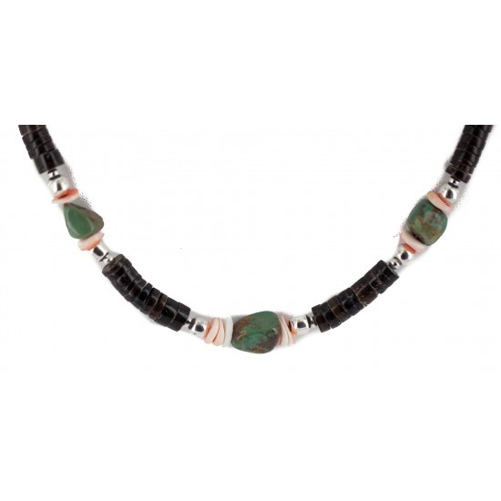 .925 Sterling Silver Hooks Certified Authentic Navajo Natural Turquoise and Graduated Heishi Native American Set 95006-2-97009-2 Sets NB160220224147 95006-2-97009-2 (by LomaSiiva) .925 Sterling Silver Hooks Certified Authentic Navajo Natural Turquoise and Graduated Heishi Native American Set 95006-2-97009-2 Sets NB160220224147 95006-2-97009-2 (by LomaSiiva)