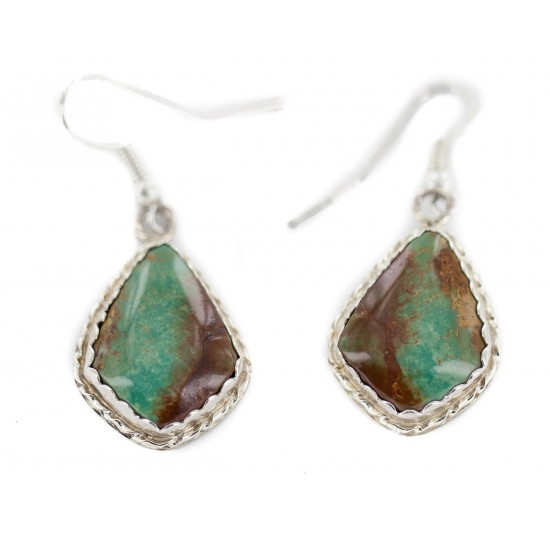 Certified Authentic Handmade Navajo .925 Sterling Silver Natural Turquoise Native American Dangle Earrings 97006-1 All Products NB160220214220 97006-1 (by LomaSiiva) Certified Authentic Handmade Navajo .925 Sterling Silver Natural Turquoise Native American Dangle Earrings 97006-1 All Products NB160220214220 97006-1 (by LomaSiiva)