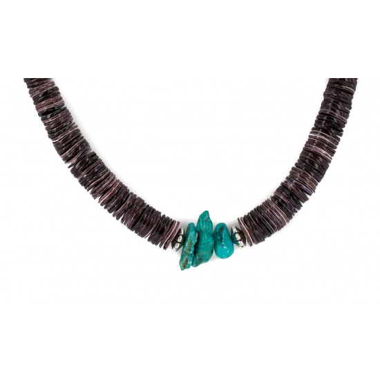 Navajo .925 Sterling Silver Certified Authentic Natural Turquoise Graduated Heishi Native American Necklace 95004-8 Clearance NB160227222415 95004-8 (by LomaSiiva) Navajo .925 Sterling Silver Certified Authentic Natural Turquoise Graduated Heishi Native American Necklace 95004-8 Clearance NB160227222415 95004-8 (by LomaSiiva)