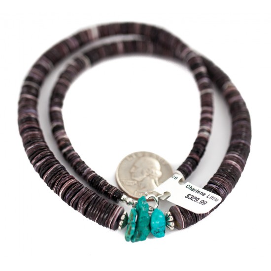 Navajo .925 Sterling Silver Certified Authentic Natural Turquoise Graduated Heishi Native American Necklace 95004-8 Clearance NB160227222415 95004-8 (by LomaSiiva) Navajo .925 Sterling Silver Certified Authentic Natural Turquoise Graduated Heishi Native American Necklace 95004-8 Clearance NB160227222415 95004-8 (by LomaSiiva)