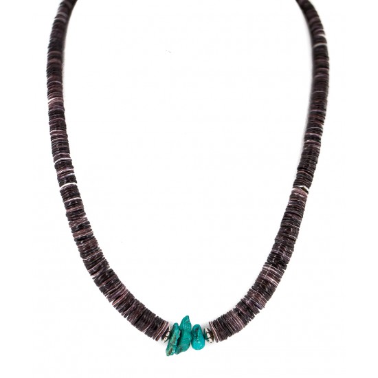 Navajo .925 Sterling Silver Certified Authentic Natural Turquoise Graduated Heishi Native American Necklace 95004-8 Clearance NB160227222415 95004-8 (by LomaSiiva) Navajo .925 Sterling Silver Certified Authentic Natural Turquoise Graduated Heishi Native American Necklace 95004-8 Clearance NB160227222415 95004-8 (by LomaSiiva)