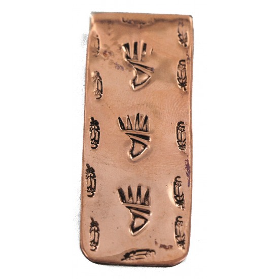 Navajo Certified Authentic Handmade Feather Bear Paw Pure Copper Native American Nickel Money Clip 11267-4 All Products NB160313231635 11267-4 (by LomaSiiva) Navajo Certified Authentic Handmade Feather Bear Paw Pure Copper Native American Nickel Money Clip 11267-4 All Products NB160313231635 11267-4 (by LomaSiiva)
