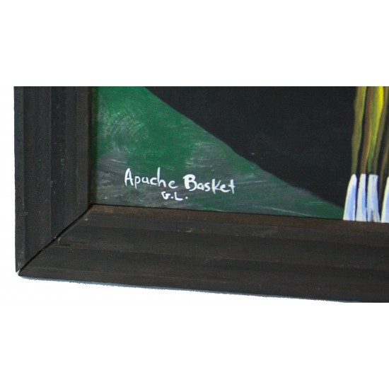 $300 Apache Certified Authentic Painted by Acrylic Apache Basket Native American Painting 10794-1 Painting NB160310214317 10794-1 (by LomaSiiva) $300 Apache Certified Authentic Painted by Acrylic Apache Basket Native American Painting 10794-1 Painting NB160310214317 10794-1 (by LomaSiiva)
