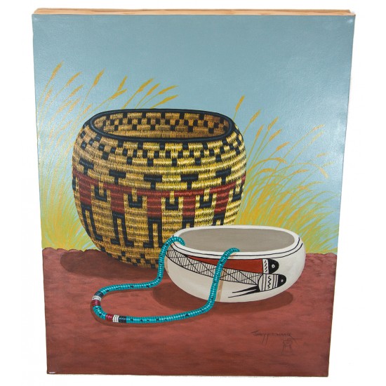 $350 Navajo Certified Authentic Painted by Acrylic Basket Native American Painting 10802-3 Painting NB160310221039 10802-3 (by LomaSiiva) $350 Navajo Certified Authentic Painted by Acrylic Basket Native American Painting 10802-3 Painting NB160310221039 10802-3 (by LomaSiiva)