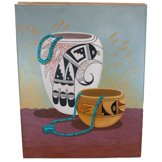 $350 Navajo Pottery Certified Authentic Painted by Acrylic Native American Painting 10802-4 Painting NB160310224622 10802-4 (by LomaSiiva) $350 Navajo Pottery Certified Authentic Painted by Acrylic Native American Painting 10802-4 Painting NB160310224622 10802-4 (by LomaSiiva)