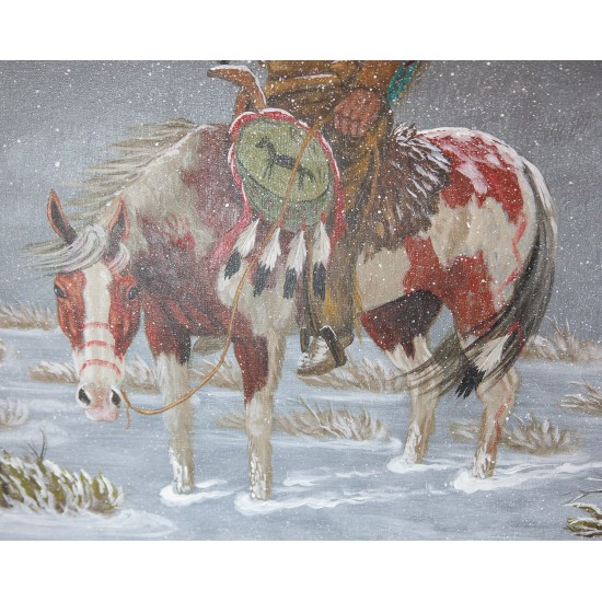 $490 Navajo Indian Winter Painted by Certified Authentic Acrylic Native American Painting 10783 Painting NB160311002223 10783 (by LomaSiiva) $490 Navajo Indian Winter Painted by Certified Authentic Acrylic Native American Painting 10783 Painting NB160311002223 10783 (by LomaSiiva)