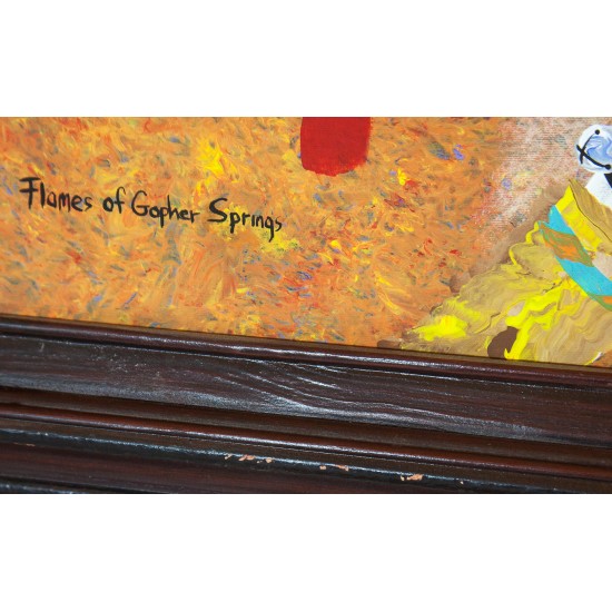 $800 Apache Painted by Certified Authentic Acrylic Flames of Gopher Springs Native American Painting 10784-101 Painting NB160311000507 10784-101 (by LomaSiiva) $800 Apache Painted by Certified Authentic Acrylic Flames of Gopher Springs Native American Painting 10784-101 Painting NB160311000507 10784-101 (by LomaSiiva)