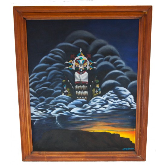 Hopi Dancing Prayer Edge Water Clan Painted by Certified Authentic Acrylic Native American Painting 10804 Painting NB160311004457 10804 (by LomaSiiva) Hopi Dancing Prayer Edge Water Clan Painted by Certified Authentic Acrylic Native American Painting 10804 Painting NB160311004457 10804 (by LomaSiiva)