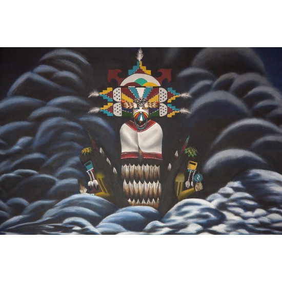 Hopi Dancing Prayer Edge Water Clan Painted by Certified Authentic Acrylic Native American Painting 10804 Painting NB160311004457 10804 (by LomaSiiva) Hopi Dancing Prayer Edge Water Clan Painted by Certified Authentic Acrylic Native American Painting 10804 Painting NB160311004457 10804 (by LomaSiiva)