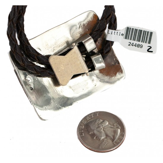 Certified Authentic Handmade Navajo Leather Pure Copper and Nickel Native American Bolo Tie 24489-2 All Products NB160330203427 24489-2 (by LomaSiiva) Certified Authentic Handmade Navajo Leather Pure Copper and Nickel Native American Bolo Tie 24489-2 All Products NB160330203427 24489-2 (by LomaSiiva)