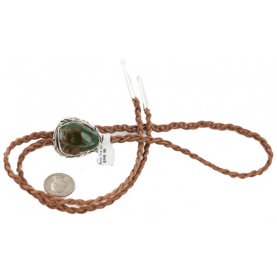 Handmade Certified Authentic Navajo .925 Sterling Silver Natural Turquoise Native American Bolo Tie 24407 All Products NB160330221210 24407 (by LomaSiiva) Handmade Certified Authentic Navajo .925 Sterling Silver Natural Turquoise Native American Bolo Tie 24407 All Products NB160330221210 24407 (by LomaSiiva)