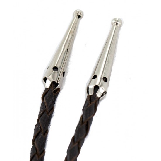 Handmade Certified Authentic Navajo Leather Pure Copper and Nickel Native American Bolo Tie 24489-7 All Products NB160330201803 24489-7 (by LomaSiiva) Handmade Certified Authentic Navajo Leather Pure Copper and Nickel Native American Bolo Tie 24489-7 All Products NB160330201803 24489-7 (by LomaSiiva)