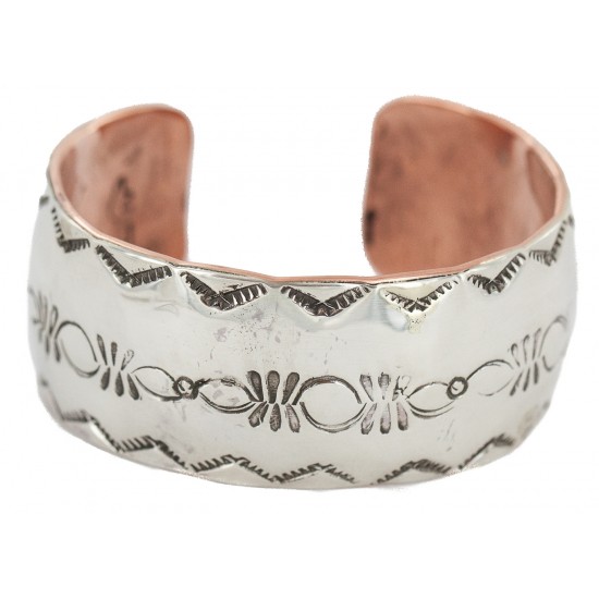 Wide Certified Authentic .925 Sterling Silver Handmade Navajo Native American Pure Copper Bracelet 24493-3 All Products NB160404194137 24493-3 (by LomaSiiva) Wide Certified Authentic .925 Sterling Silver Handmade Navajo Native American Pure Copper Bracelet 24493-3 All Products NB160404194137 24493-3 (by LomaSiiva)