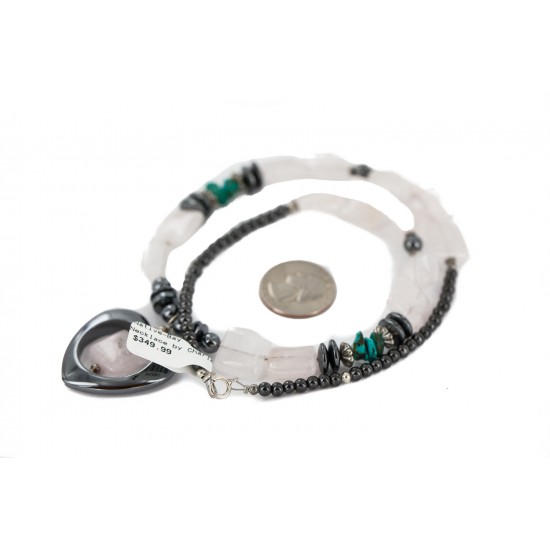 Heart .925 Sterling Silver Hooks Certified Authentic Navajo Natural Turquoise Pink Quartz and Hematite Native American Set 18234-3-18237-2 Clearance NB160406233944 18234-3-18237-2 (by LomaSiiva) Heart .925 Sterling Silver Hooks Certified Authentic Navajo Natural Turquoise Pink Quartz and Hematite Native American Set 18234-3-18237-2 Clearance NB160406233944 18234-3-18237-2 (by LomaSiiva)