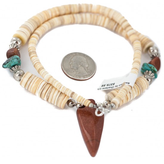 Navajo Arrowhead .925 Sterling Silver Hooks Certified Authentic Natural Turquoise Graduated Heishi Goldstone Native American Set 16006-300-18237-4 Clearance NB160406234602 16006-300-18237-4 (by LomaSiiva) Navajo Arrowhead .925 Sterling Silver Hooks Certified Authentic Natural Turquoise Graduated Heishi Goldstone Native American Set 16006-300-18237-4 Clearance NB160406234602 16006-300-18237-4 (by LomaSiiva)