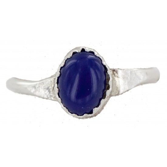 .925 Sterling Silver Navajo Certified Authentic Handmade Natural Lapis Lazuli Native American Ring Size 6 24502-2 All Products NB160409234723 24502-2 (by LomaSiiva) .925 Sterling Silver Navajo Certified Authentic Handmade Natural Lapis Lazuli Native American Ring Size 6 24502-2 All Products NB160409234723 24502-2 (by LomaSiiva)