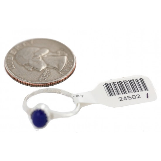 .925 Sterling Silver Navajo Certified Authentic Handmade Natural Lapis Lazuli Native American Ring Size 6 24502-2 All Products NB160409234723 24502-2 (by LomaSiiva) .925 Sterling Silver Navajo Certified Authentic Handmade Natural Lapis Lazuli Native American Ring Size 6 24502-2 All Products NB160409234723 24502-2 (by LomaSiiva)