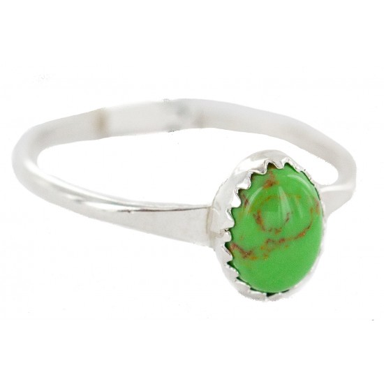 .925 Sterling Silver Navajo Certified Authentic Handmade Natural Gaspeite Native American Ring Size 6 1/2 24500-5 All Products NB160409221502 24500-5 (by LomaSiiva) .925 Sterling Silver Navajo Certified Authentic Handmade Natural Gaspeite Native American Ring Size 6 1/2 24500-5 All Products NB160409221502 24500-5 (by LomaSiiva)