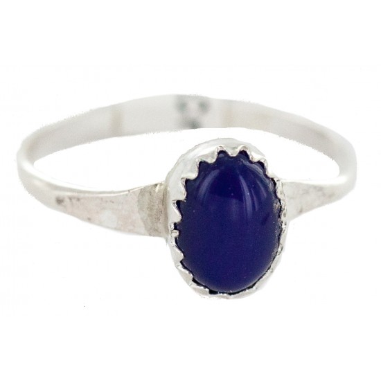 .925 Sterling Silver Navajo Certified Authentic Handmade Natural Lapis Lazuli Native American Ring Size 6 24502-2 All Products NB160409234723 24502-2 (by LomaSiiva) .925 Sterling Silver Navajo Certified Authentic Handmade Natural Lapis Lazuli Native American Ring Size 6 24502-2 All Products NB160409234723 24502-2 (by LomaSiiva)
