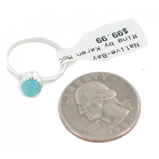.925 Sterling Silver Navajo Certified Authentic Handmade Natural Turquoise Native American Ring Size 7 24503-6 All Products NB160409225043 24503-6 (by LomaSiiva) .925 Sterling Silver Navajo Certified Authentic Handmade Natural Turquoise Native American Ring Size 7 24503-6 All Products NB160409225043 24503-6 (by LomaSiiva)