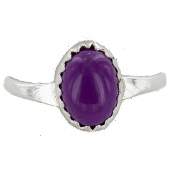.925 Sterling Silver Navajo Certified Authentic Handmade Natural Sugilite Native American Ring Size 6 24506-5 All Products NB160409192124 24506-5 (by LomaSiiva) .925 Sterling Silver Navajo Certified Authentic Handmade Natural Sugilite Native American Ring Size 6 24506-5 All Products NB160409192124 24506-5 (by LomaSiiva)