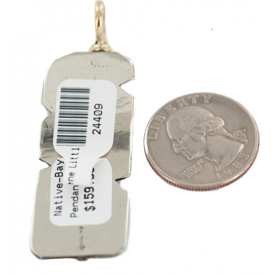 Certified Authentic Navajo Handmade Brass Nickel Native American Pendant 24409 All Products NB160423000800 24409 (by LomaSiiva) Certified Authentic Navajo Handmade Brass Nickel Native American Pendant 24409 All Products NB160423000800 24409 (by LomaSiiva)