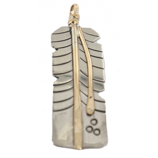 Certified Authentic Navajo Handmade Brass Nickel Native American Pendant 24409 All Products NB160423000800 24409 (by LomaSiiva) Certified Authentic Navajo Handmade Brass Nickel Native American Pendant 24409 All Products NB160423000800 24409 (by LomaSiiva)