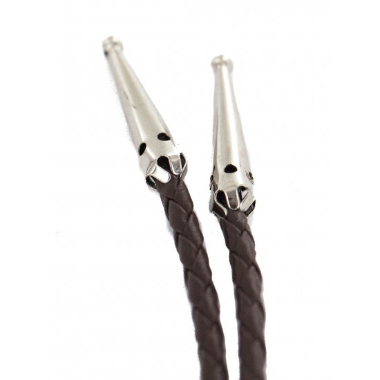 Handmade Certified Authentic Navajo Leather Nickel Natural Turquoise Jasper Native American Bolo Tie 24509-2 All Products NB160423001156 24509-2 (by LomaSiiva) Handmade Certified Authentic Navajo Leather Nickel Natural Turquoise Jasper Native American Bolo Tie 24509-2 All Products NB160423001156 24509-2 (by LomaSiiva)