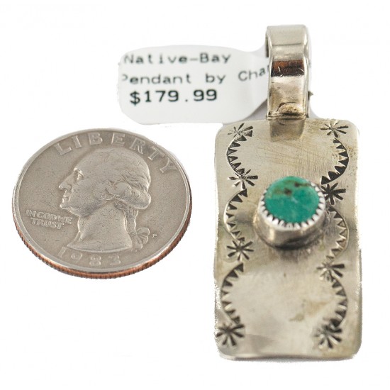 Certified Authentic Handmade Nickel Natural Turquoise Navajo Native American Pendant 13167-3 All Products NB160428213340 13167-3 (by LomaSiiva) Certified Authentic Handmade Nickel Natural Turquoise Navajo Native American Pendant 13167-3 All Products NB160428213340 13167-3 (by LomaSiiva)
