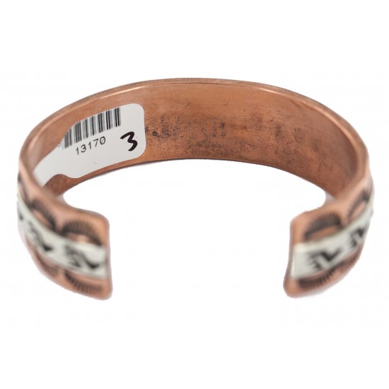 Certified Authentic .925 Sterling Silver Bear Paw Handmade Navajo Native American Pure Copper Bracelet 13170-3 All Products NB160428215056 13170-3 (by LomaSiiva) Certified Authentic .925 Sterling Silver Bear Paw Handmade Navajo Native American Pure Copper Bracelet 13170-3 All Products NB160428215056 13170-3 (by LomaSiiva)