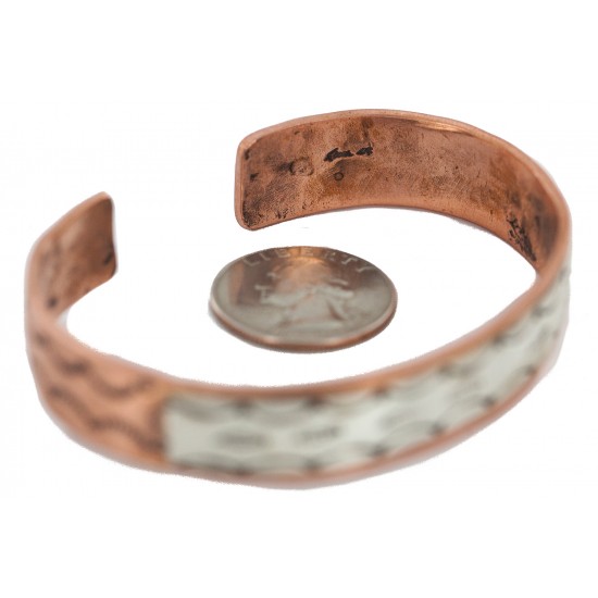 Certified Authentic Feather .925 Sterling Silver Handmade Navajo Native American Pure Copper Bracelet 13170-1 All Products NB160428223949 13170-1 (by LomaSiiva) Certified Authentic Feather .925 Sterling Silver Handmade Navajo Native American Pure Copper Bracelet 13170-1 All Products NB160428223949 13170-1 (by LomaSiiva)