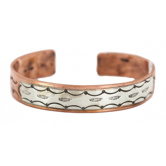 Certified Authentic Feather .925 Sterling Silver Handmade Navajo Native American Pure Copper Bracelet 13170-1 All Products NB160428223949 13170-1 (by LomaSiiva) Certified Authentic Feather .925 Sterling Silver Handmade Navajo Native American Pure Copper Bracelet 13170-1 All Products NB160428223949 13170-1 (by LomaSiiva)