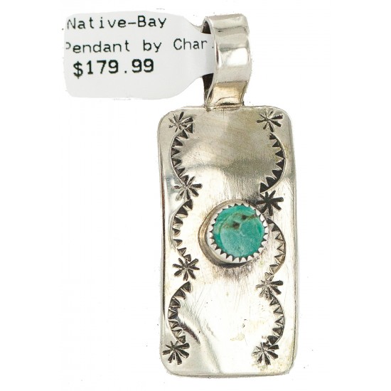 Certified Authentic Handmade Nickel Natural Turquoise Navajo Native American Pendant 13167-3 All Products NB160428213340 13167-3 (by LomaSiiva) Certified Authentic Handmade Nickel Natural Turquoise Navajo Native American Pendant 13167-3 All Products NB160428213340 13167-3 (by LomaSiiva)